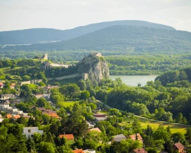 Explore castle ruins outside beautiful Bratislava