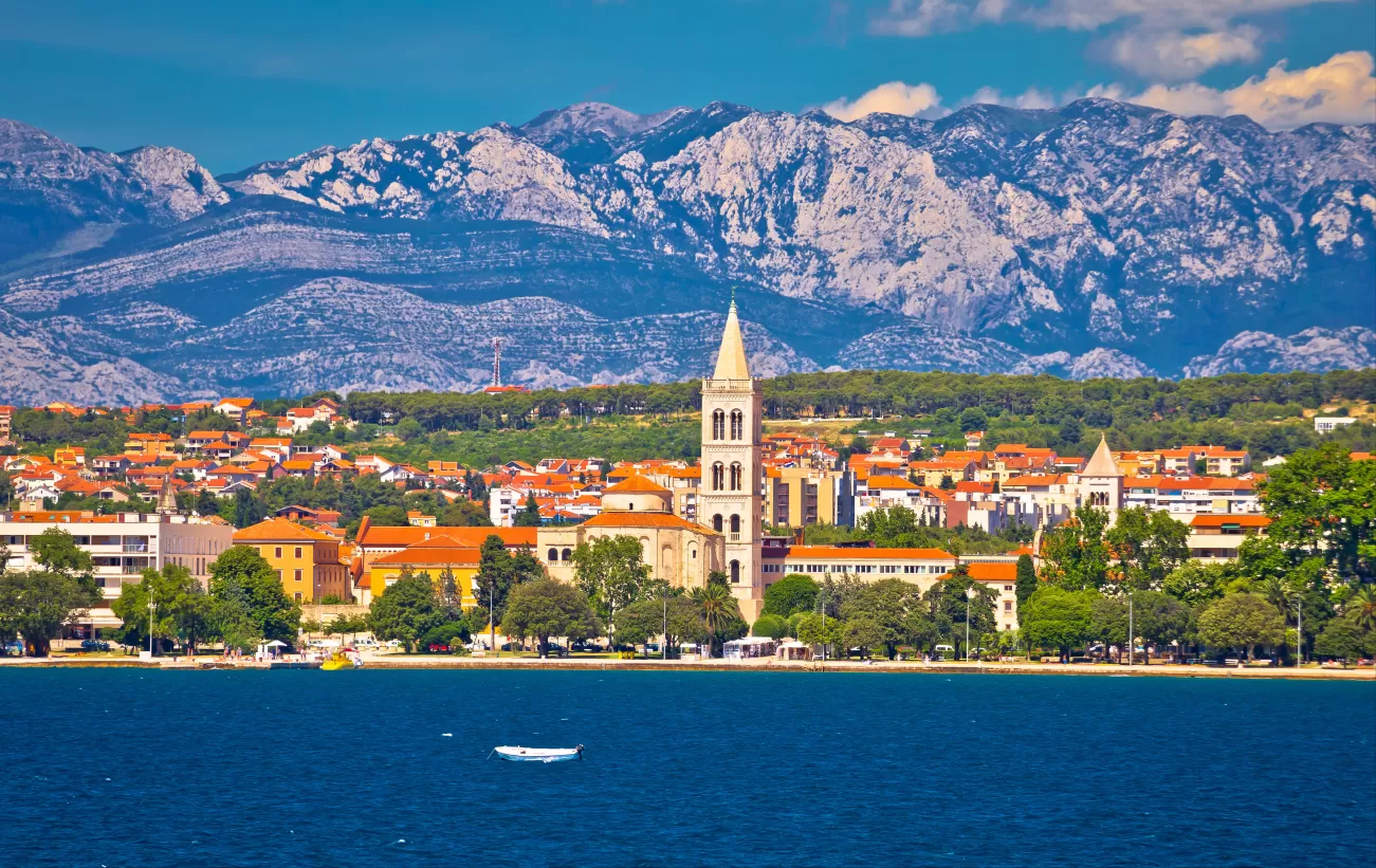 Enjoy the rugged landscape and charming city of Zadar