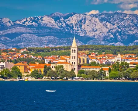 Enjoy the rugged landscape and charming city of Zadar