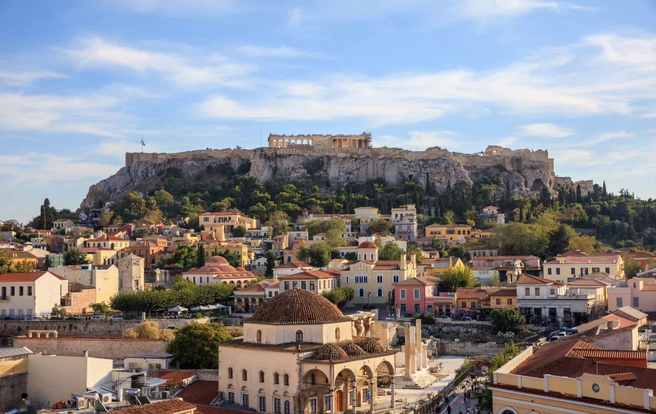 Stroll the ancient walkways of Athens