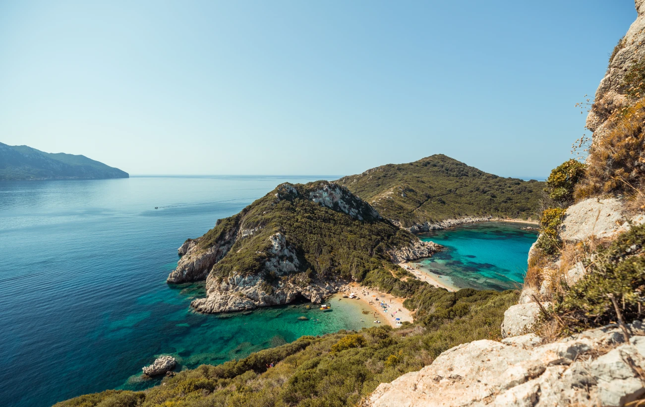 Explore the rocky island of Corfu