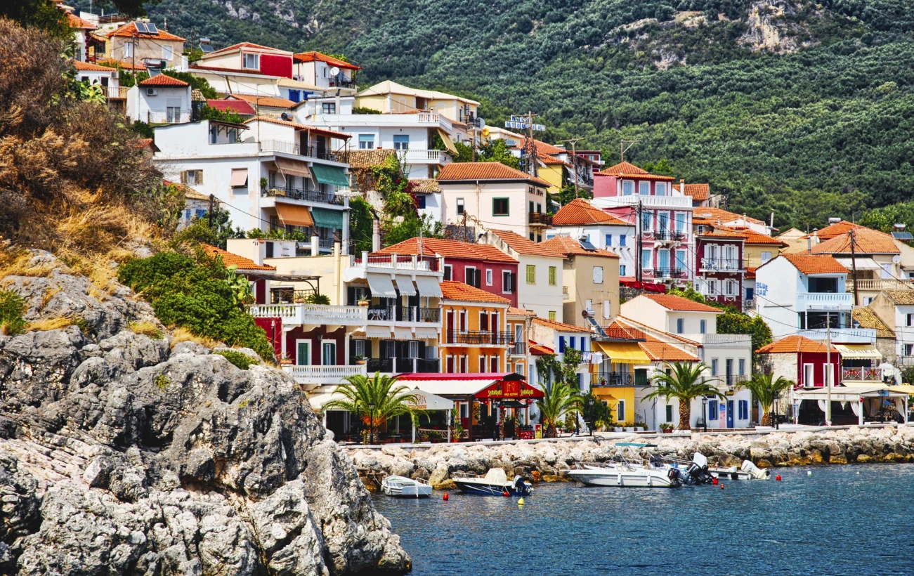 Explore the colorful villages of Parga