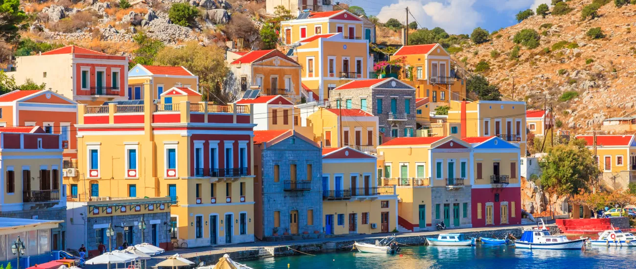Explore colorful villages on Rhodes
