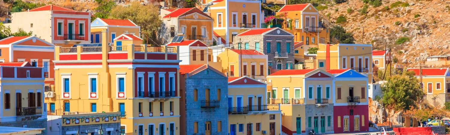 Explore colorful villages on Rhodes