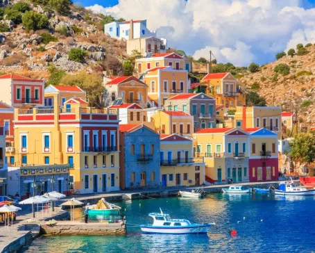 Explore colorful villages on Rhodes