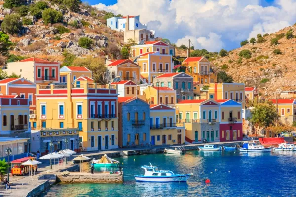 Explore colorful villages on Rhodes