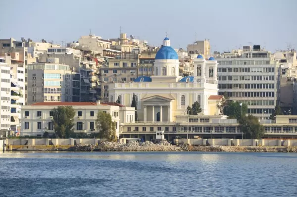 Stop in Piraeus, the port of Athens