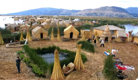 Uros Island - Floating island at the Titicaca