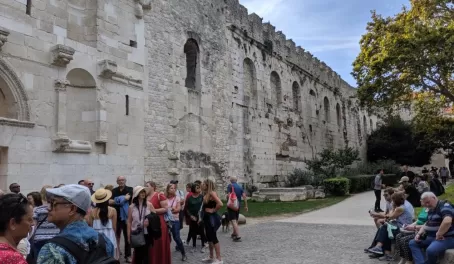 Diocletian's palace walls, Split