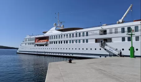 Our ship, La Belle de l'Adriatique