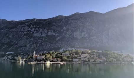 The beautiful bay of Kotor, Montenegro