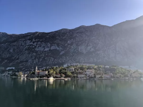 The beautiful bay of Kotor, Montenegro