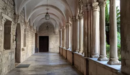 Monastery in old town Dubrovnik
