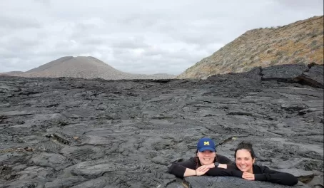 Santiago - Sullivan Bay - lava holes!