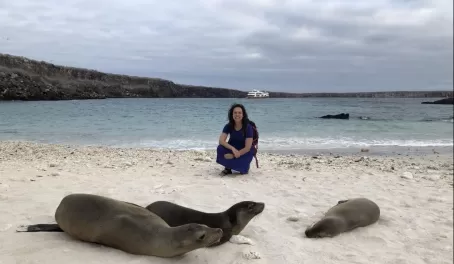 Genovesa - Darwin Bay - loving the sea lions!