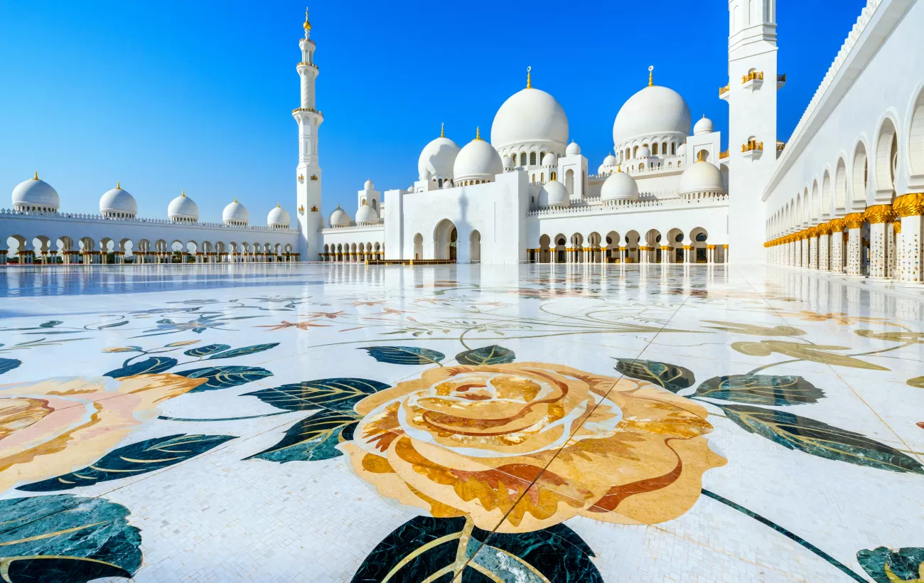 Admire the ornate beauty of the mosques