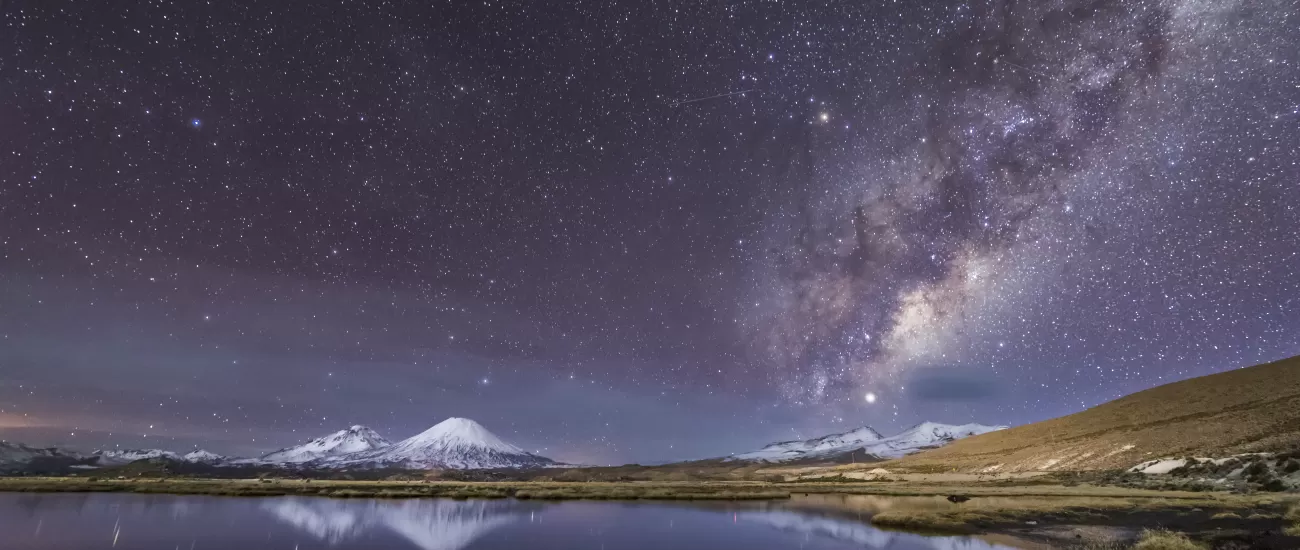 Observe the night sky over the Atacama desert