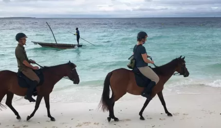 Horseback riding on the beach was definitely a highlight.