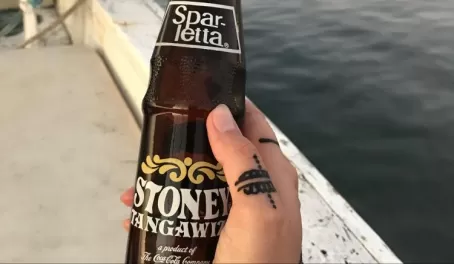 My favorite beverage was this ginger beer. Last one of the trip on our sunset cruise.