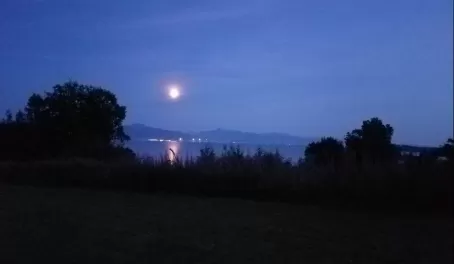 Moon Over Kachemak Bay