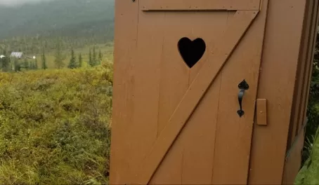 Famous Outhouses at Camp Denali