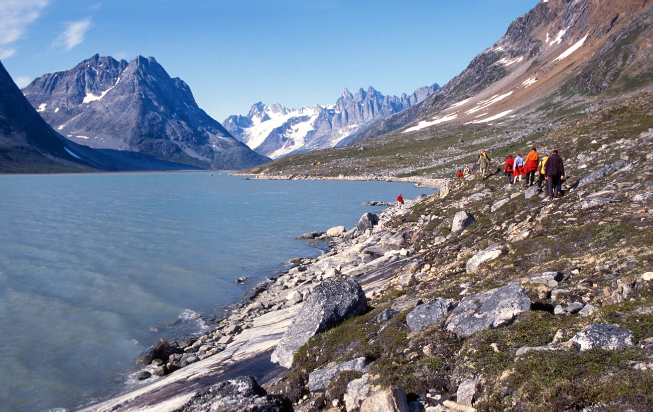 Rugged mountains of Greenland