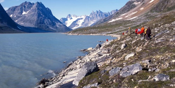 Rugged mountains of Greenland