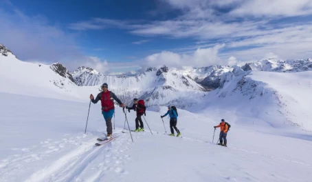 Ski tour in the Arctic