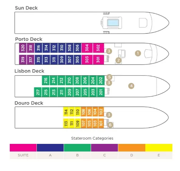 Amadouro Deck Plan