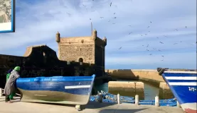 The port in Essaouira