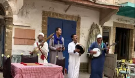 Buskers in Essaouira