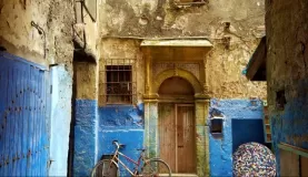 Alleyway doors in Essaouira
