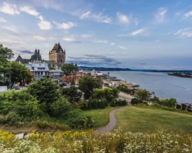 Explore the parks around Quebec City for a view of the city