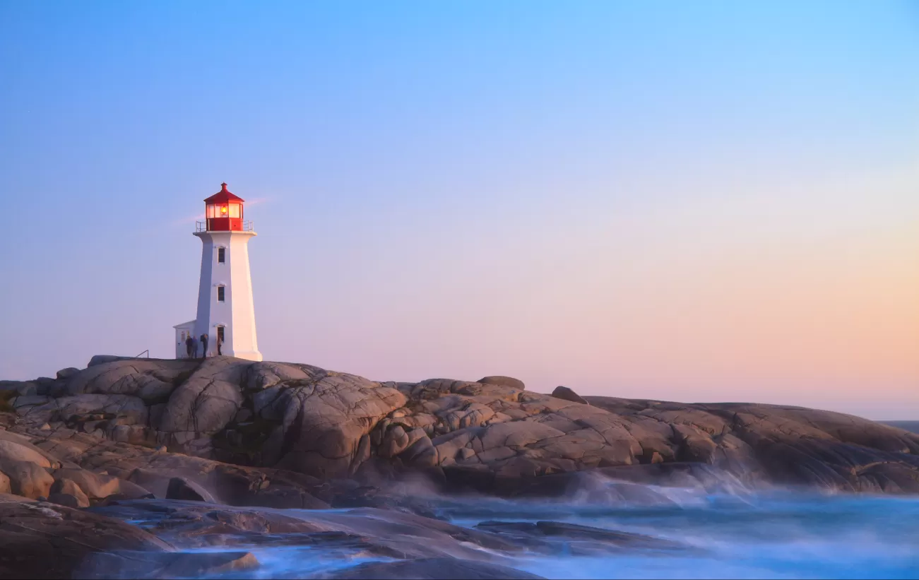 Look for Nova Scotia's iconic lighthouse