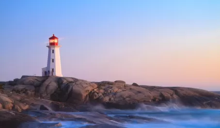 Look for Nova Scotia's iconic lighthouse