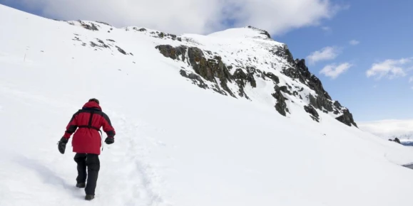 Hiking in Antarctica