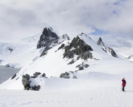 Hiking in Antarctica