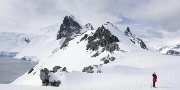 Hiking in Antarctica