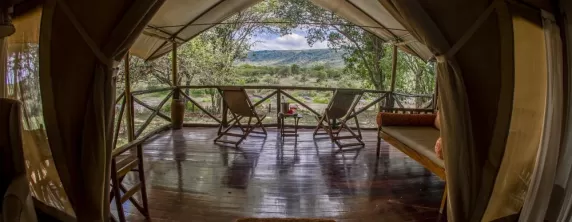 Experience luxury at Karen Blixen Camp