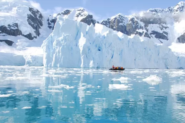 Examining the towering glaciers of Antarctica