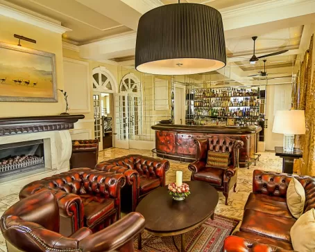 Relax with a sundowner in the hotel bar