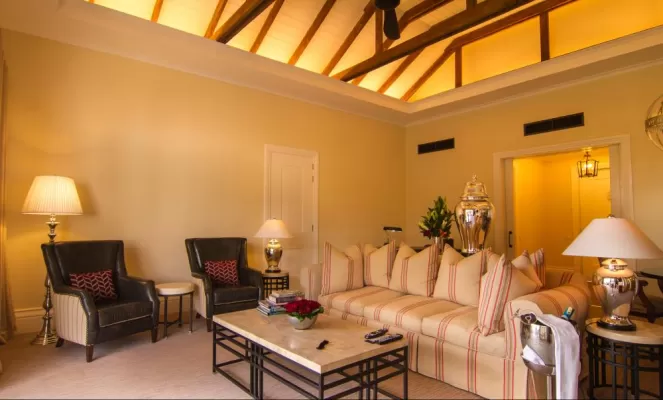 Ample room to relax in the Karen Blixen Suite