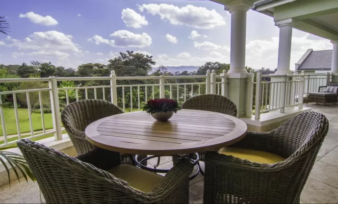 Enjoy a beautiful view from your private balcony
