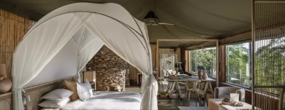 Luxury tents offer unparalleled views and comfort