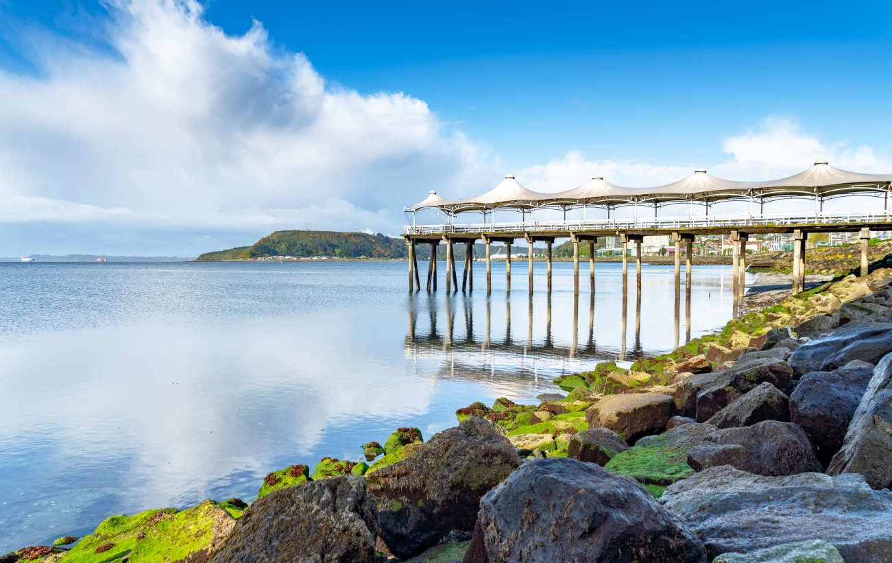 Pier at Puerto Montt, Chile