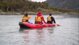 Rafting Down the Rio Lapataia