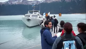 Boarding the Boat To Perito Moreno Glaciar