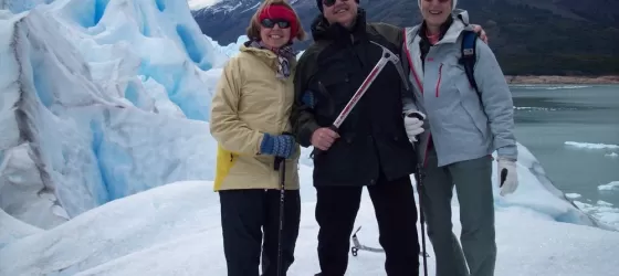 Tres Amigos on Perito Moreno Glaciar