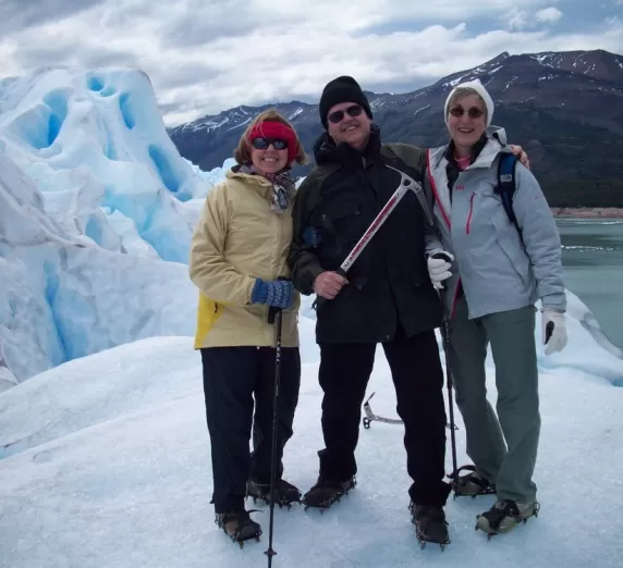 Tres Amigos on Perito Moreno Glaciar