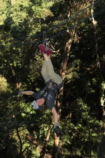 Extreme Zipline in the jungle outside Puerto Vallarta